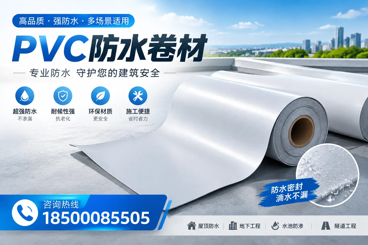 PVC防水卷材的市场竞争分析，辽源品牌选择参考